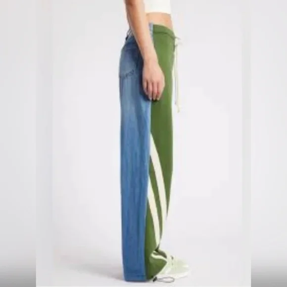 Stylish Blue and Green Women's Jeans. AUSTIN LANDING SIZE 5 - Picture 2 of 3